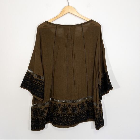 Free People Tunic Dress Counting Stars Olive - Picture 9 of 12